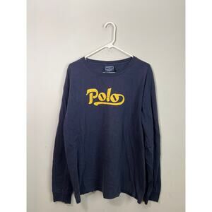 Vintage 1990's Polo Ralph Lauren (POLO) Blue/Yellow Men's Size Large